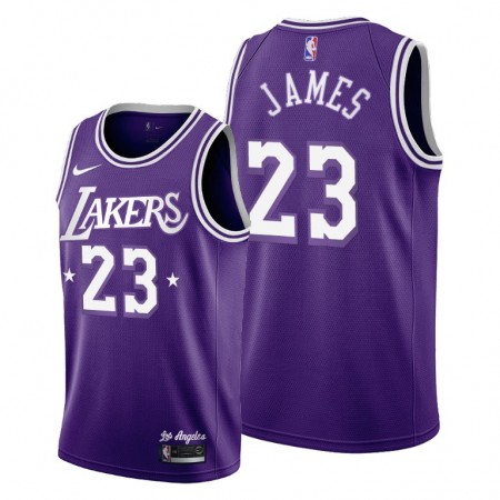 Dres Los Angeles Lakers LeBron James 23 Nike 2021-22 City Edition Throwback 60s Swingman Dres Los Angeles Lakers LeBron James 23 Nike 2021-22 City Edition Throwback 60s Swingman